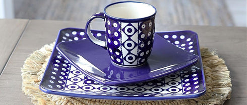Blue Rose Polish Pottery Xena Pain Coffee Mug...