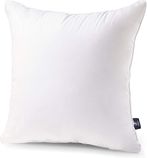 Phantoscope 18x18 Pillow Insert - Throw Pillow Insert with 100% Cotton Cover - 18 Inch Square Form Microfiber Pillow Sham Stuffer - Couch Cushion ...