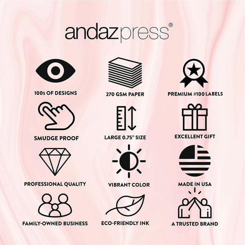 Andaz Press Glitzy Faux Rose Gold Glitter Chocolate Drop Labels, Cheers to 15 Years, Mis Quince Quinceanera 15th Birthday Anniversary, 240-Pack, N...