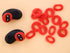 Galaxy Buds Live Adapter Tips Eartips Earbuds, 8 Pairs Replacement S/L 2 Size Silicone Rubber Ear Tips Buds Wing Tips Fit in Case Compatible with ...
