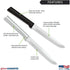 RADA Cutlery Utility Steak Knife, Black Handle, Pack of 2...