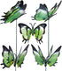 Giant Butterfly Garden Stakes Decorations Outdoor 3D Large Butterflies Lawn Decorative Yard Decor Patio Accessories Ornaments Gardening Art Christ...