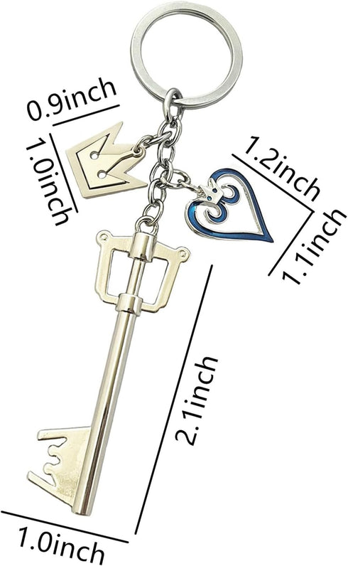 Metal Anime Cartoon Keychain for and Women...
