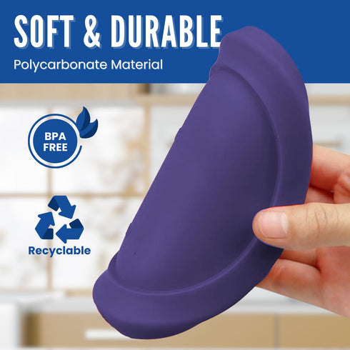 Replacement Lid for Pyrex 5" Storage Plastic Cover 2 Cup Bowl 7200-PC Purple (10-Pack)...