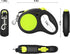 Retractable Dog Leash for Large Dog up to 77 lbs, Nylon casing,16 ft Tape, The Eagle Mouth Bionics Design Rope Outlet and Tangle-Free (Green)...