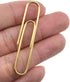 1InTheOffice Jumbo Paper Clips, Gold, Smooth, 200/Pack...