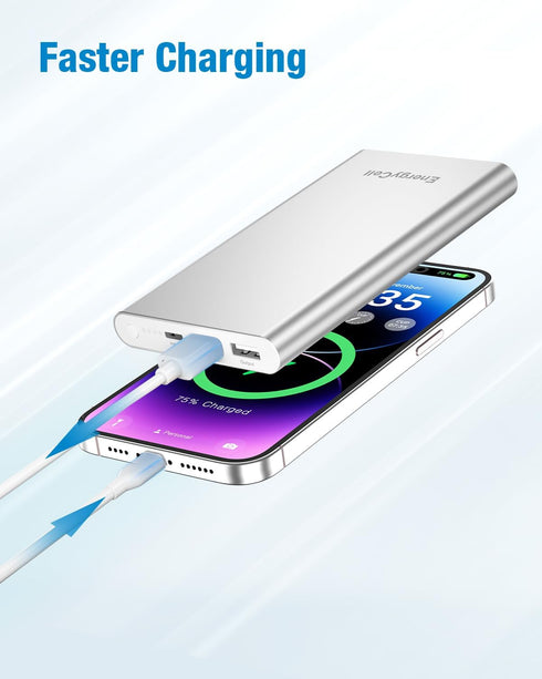 Pilot 4GS Portable Charger 12000mAh Fast Charging Power Bank Dual 3A High-Speed Output Battery Pack Compatible with iPhon14 13 12 11 Samsung S10 a...
