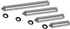 1" Post for Wood Lathe Tool Rest with 4" Total Length Including Thread, M10X1.5 Thread...