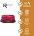Silipint: Aqua-Fur Silicone Dog Bowl: Sun Storm - 18oz Colapsible/Foldable, Lightweight, Feed & Water Dish, Pet Travel...