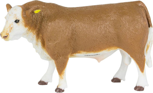 Big Country Toys Hereford Bull - 1:20 Scale - Hand Painted - Farm Toys - Farm Animal Toys...