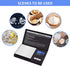 Gram Scale,200 gx0.01 g(7.05 oz x 0.001 oz) Digital Pocket Scale,Electronic Smart Weigh Scale,Portable Small Jewelry Scale Grams and Ounces,Mini S...