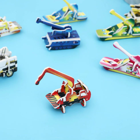 ONEST 60 Pieces Foam Artillery Tank for Kids Paper Tank Party Favors Goodie Bag Stuffers Outdoor Tank Toys for Classroom Prizes Boys and Girls...