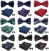 Men's Lavish Bowtie Set with Cufflinks, Pocket Square & Pre-tied Bowtie...