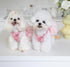 Dog Dresses for Small Dogs Girl Rose Flower Dog Tutu Pink Fairy Pleated Tulle Skirt for Puppy Birthday Party Dress Pet Fashion Outfits (M(Back 9.0...
