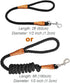 6 FT Rope Dog Leash, Soft Strong Braided Leash with Leather Tailor Connection Pet Leash for Small Medium Large Dogs...