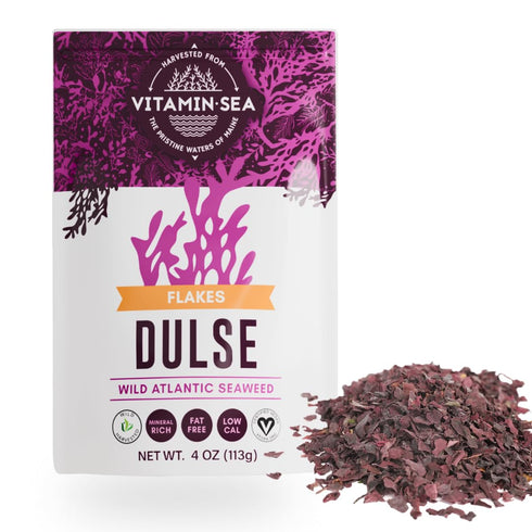 VITAMINSEA Dulse Dried Seaweed | Wild North Atlantic Seaweed for Snacking, Seasoning, Soups & Salads | Rich in Vitamins, Minerals & Antioxidants P...