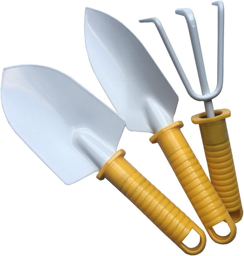 Women Garden Tools Set for Children 3 Pieces with Shovel Trowel Cultivator...