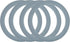 4 Pack Blender Gasket Seals Blender Gasket Replacement Part for Oster and Osterizer Blender Models, O-Ring Gasket Seal...