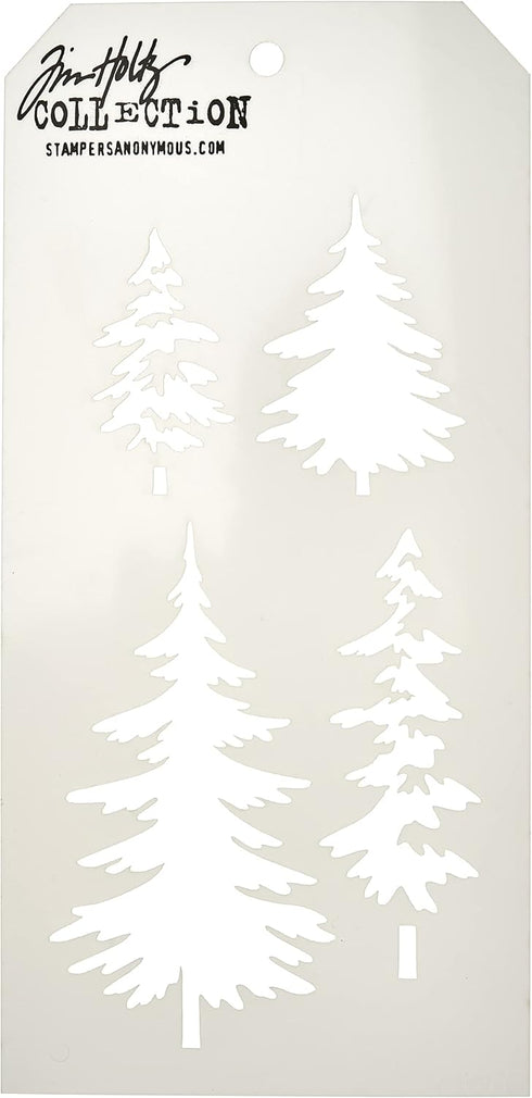 Stampers Anonymous Woodland Stencil, 28.3 x 11.4 x 0.1 cm, Multi-Colour...