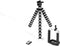 GPX 7 Inch Micro Smartphone Tripod, Includes Smartphone Adapter and Mounting Adapter, Max Height 6.1 Inches (TPD78B), Black...