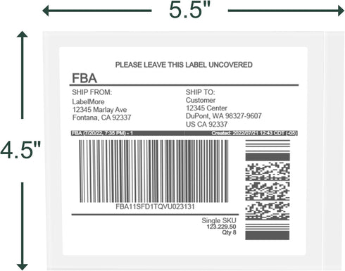 Packing List Pouches 4.5'' X 5.5'', Shipping Label Sleeves, Packing Slip Envelopes, Clear Adhesive Top Loading Packing List (100 Bags)...