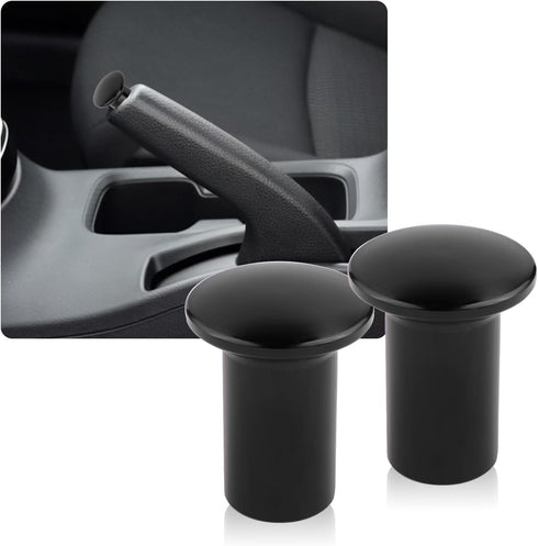 2PCS Car Drift Button Knob Compatible with Toyota GT86/BRZ/FRS,Aluminum Alloy Handbrake Cover,Universal Emergency Brake Cover Turn Knob (Black)...