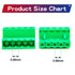 2 Set 5.08mm 5 Pin Male & Female Phoenix Type Connector No Soldering Green PCB Screw Terminal Block 5 Pole...