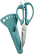 Rachael Ray Professional Multi Shear Kitchen Scissors with Herb Stripper and Sheath, 2 Piece, Agave Blue...