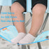High Chair Footrest, Adjustable Portable Polyester Fiber Ice Silk Fabric Foot Rest for Baby HighChair Footrest, Knitting Footrest for High Chair C...