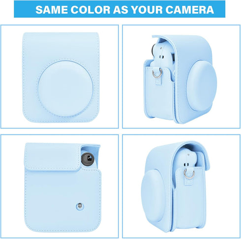 Rieibi Camera Case Compatible with Fuji Instax Mini 12 - Polaroid Instax 12 Carry Case for Fujifilm Instax Mini 12 Instant Camera - Fuji mini 12 B...