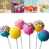 100Pcs 6 Inch Cake Pop Sticks, White Paper Lollipop Sticks, Paper Treat Sticks for Cookies, Candy, Chocolate, Cake Topper...