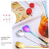 6pcs Stainless Steel Heart Shaped Spoon Demitasse Spoons Pudding Spoon Valentines Day Spoons Yogurt Spoon Small Dessert Spoons Mini Condiments Met...
