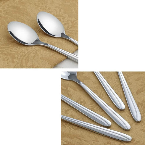 16 Piece Stainless Steel Teaspoons, Small Children Spoons...