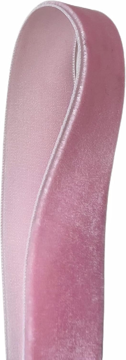 Vintage Pink Velvet Ribbon, 1 Inch X 25Yd...