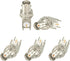 Superbat BNC Connector BNC Female Bulkhead Solder PCB Mount Right Angle Connector for CCTV Systems Monitoring Transceiver etc. 5pcs...