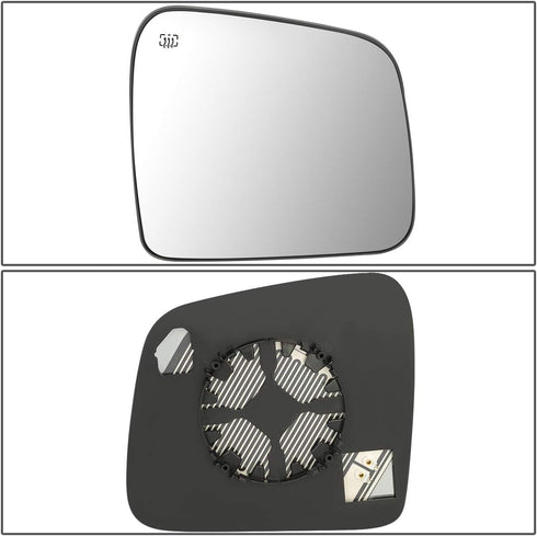 DNA Motoring OEM-MG-0118 68082636AB Factory Style Right Side Mirror Glass w/Heated Compatible with 2011-2019 Durango / 2011-2018 Grand Cherokee...