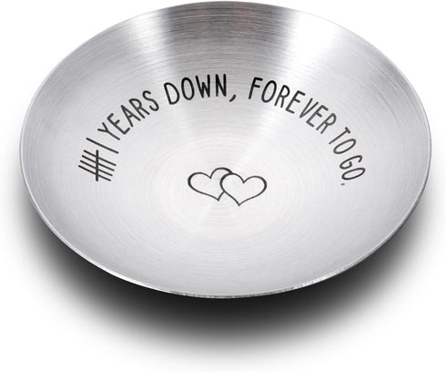 Anniversary Wedding Gifts for Couples Iron 6th Anniversary for Him Her Ring Holder 6 Years Wedding Anniversary for Husband Wife Boyfriend Girlfrie...