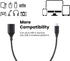 Perixx PERIPRO-403 USB Type-C Male to USB-A Female 1ft. Cable - USB2.0 Spec for Keyboard and Mouse Connection with Smartphone, Laptop, and Tablet ...