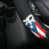 Car Leather Steering Wheel Cover Compatible with Puerto Rico,14.5-15 Inch Black Universal Leather Covers Breathable Anti-Slip Steering Wheels Acce...