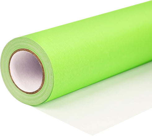 VGOODALL Kraft Wrapping Paper Roll, 32.8Ft. Kraft Paper for Packing Gift Wrapping Parcel Wall Art Crafts Bulletin Boards Floor Covering Light Gree...