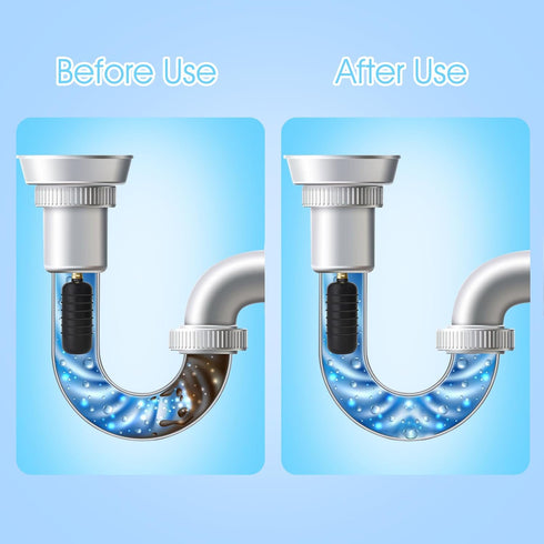 Drain Cleaning Bladder Unclogs Main Drain&Sewer Line,Water-Powered Drain Clog Cleaner Fits 4 to 6 Inch Drain Pipes includes Bathroom,Swimming Pool...