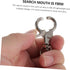 Ipetboom 5pcs Birdcage Lock Metal Snaps Door Chain Lock Heavy Duty Birds Cage Metal Clip Spring Hook Bird Cage Door Bird Cage Accessories Stainles...