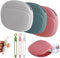3PCS Silicone Headphone Organizer with 3PCS Silicone Cable Ties, Abnaok Data Cable Storage Case, Portable Wired Headphone Organizer Reusable Cable...
