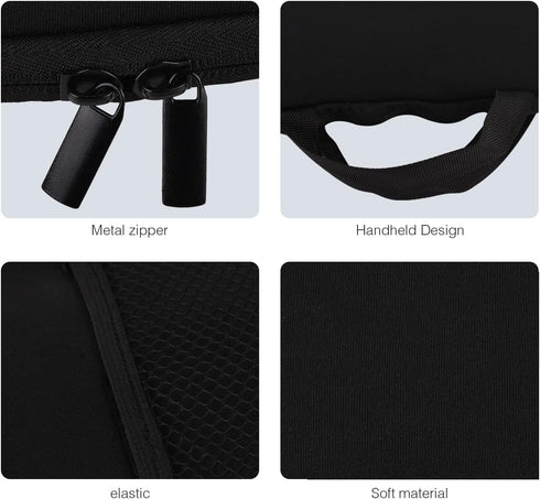 Portable Shockproof Water and Dustproof Neoprene Case for Keyboard and Mouse, Perfect for Logitech MK540 Advanced Wireless Keyboard and Mouse Comb...