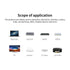 Cat6 RJ45 Connectors, Cat 6 2-Piece RJ45 Ends, UTP 8P8C Ethernet Connector Plug for Cat6 Cat5e Cable 100pcs...