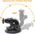 woleyi Windshield Dashboard DSLR Car Mount with Strong Suction Cup and Insurance tether use for Canon, Nikon, Sony, DSLR, Olympus, Pentax, HeroFib...