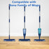 Mop Replacement Pad Compatible with Bona Mop - 18 Inch Reusable Microfiber Cleaning Pad for Hardwood Floors...