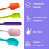 Silicone Spatula Set, 5 Piece Food Grade Rubber Spatulas for Baking, Cooking, and Mixing High Heat Resistant Non Stick Dishwasher Safe BPA-Free (M...