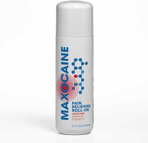 4% Lidocaine Roll On Plus 1% Menthol. Max Strength Instant Pain Relief & Powerful Tattoo Numbing Liquid Cream. Topical Anesthetic Gel Numbs Away A...