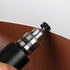 Citian 7 Stlye Black Ebony Wood Leather Burnisher Polished Rods, Leather Slicker Burnishing Tool, Edge Burnisher, Electric Polished Tip Head DIY R...